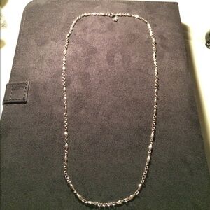 WAXING POETIC CLASSIC 25 inch Sterling Silver Necklace.